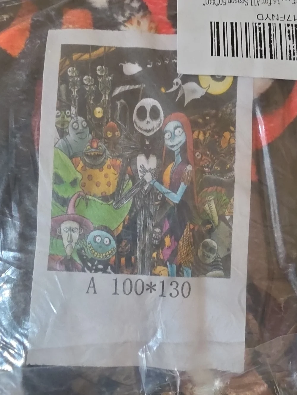 Nwt Nightmare Before Christmas Throw Blanket